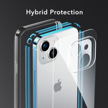 Esr iPhone 14 Ice Shield Temperli Şeffaf Kılıf - Clear