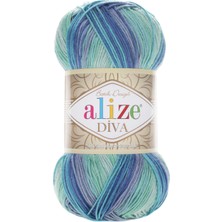 Alize 5 Adet Alize Diva Batik 1767 Ebruli