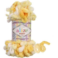 Alize 5 Adet Alize Puffy Color 5921 Ebruli