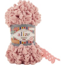 Alize 5 Adet Alize Puffy Fine 340 Pudra Pembe