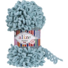 Alize 5 Adet Alize Puffy Fine 414 Azur