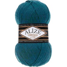 Alize 5 Adet Alize Superlana Klasik 212 Göl Yeşili