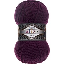 Alize 5 Adet Alize Superlana Midi 111 Mürdüm