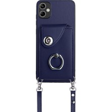 YKD Store Samsung Galaxy A04E/M04/F04 4g Için Crossbody Kart Çantası Kılıfı (Yurt Dışından)