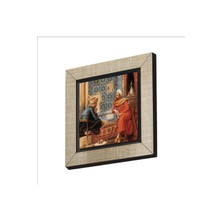 Sadrazam Satranç Oynayanlar Ludwig Deutsch, 1896 Baskılı Mdf MAGNETKRT-132BUZDOLABI Süsü