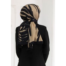 Vissona Lüks Medine Ipeği Şal Bej-4