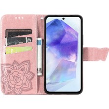 Bdt Shop Samsung Galaxy A35 Çok Renkli Kelebek Iş Cüzdan Kanat Için Kılıf (Yurt Dışından)