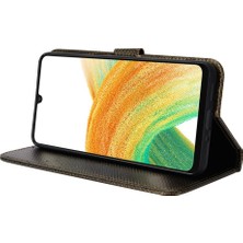 Bdt Shop Samsung Galaxy A23 5g Için Kılıf Kapak Manyetik Cüzdan Kart Tutucu Kickstand (Yurt Dışından)