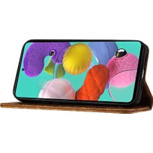 Bdt Shop Samsung Galaxy A71 4g Için Kılıf Tutucu Kapak Kabartmalı Kelebek Kedi Cüzdan (Yurt Dışından)