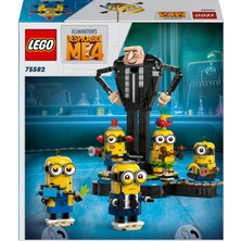 LEGO Despicable Me 4 Yapım Parçalarından Gru ve Minyonlar 75582 -9 Yaş ve Üzeri Çocuklar Için Yaratıcı Oyuncak Model Yapım Seti (839 Parça)