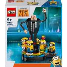 LEGO Despicable Me 4 Yapım Parçalarından Gru ve Minyonlar 75582 -9 Yaş ve Üzeri Çocuklar Için Yaratıcı Oyuncak Model Yapım Seti (839 Parça)