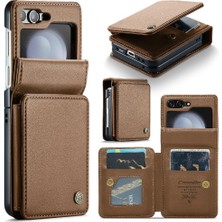 Bdt Shop Samsung Galaxy Z Flip 5 5g Ince Darbeye Vaka Için Caseme Cüzdan Kılıf (Yurt Dışından)