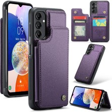 Bdt Shop Samsung Galaxy A14 4g/5g Rfıd Engelleme Pu Deri Için Caseme Cüzdan Kılıf (Yurt Dışından)