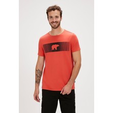 Bad Bear Fancy Tarçın Baskılı Erkek Tişört