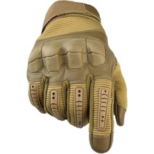 Liangduo Shop Yeşil Stil L Boyutu Taktik Eldiven Dokunmatik Ekran Tam Parmak Spor Eldiven Yürüyüş Bisiklet Askeri Erkek Eldiven Sert Knuckle Koruma Eldiven (Yurt Dışından)