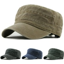Liangduo Shop B-Lacivert2 Tarzı Erkekler Kadınlar Kamuflaj Ordu Şapkası Camo Askeri Harbiyeli Savaş Balıkçılık Beyzbol Şapkası Yaz Açık Güneş Koruyucu Güneş Şapkası Doruğa Kap (Yurt Dışından)