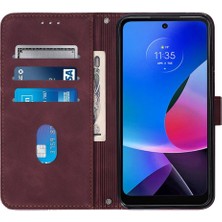 Manyi Market Motorola Moto G Oynamak Için Kılıf 4g 2024 Cüzdan Kapak Flip Folio Kitap Pu Kart (Yurt Dışından)