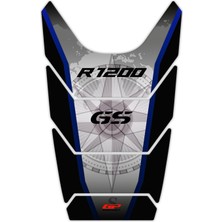 GP Kompozit BMW R 1200 GS 2008-2012 Uyumlu Tank Pad Siyah-Mavi