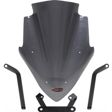 GP Kompozit Bajaj Pulsar NS 200 2011-2024 Uyumlu Ön Cam Füme 47 cm