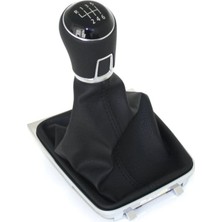 Aftermarket Vw Golf 7 2013-2017 Uyumlu Manuel Vites Topuzu Kolu Körüğü 5G1711113C 6 Ileri Siyah Lts