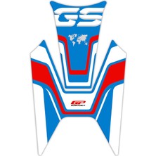 GP Kompozit BMW R 1200 GS 2013-2024 Uyumlu Tank Pad Mavi-Kırmızı