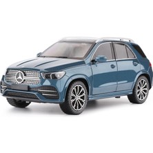 Cacao Uyumlu 1/24 Alaşım Döküm Benz Gle 350 Oyuncak Araba Ses ve Işık ile Geri Çekin Koleksiyon Model Araba Çocuklar Için Hediye (Mavi)1 (Yurt Dışından)