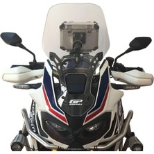 GP Kompozit Honda Africa Twin CRF1000L 2016-2019 Uyumlu Ön Cam Füme 49 cm