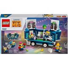 LEGO Despicable Me 4 Minyonların Müzikli Parti Otobüsü 75581 - 7 Yaş ve Üzeri Çocuklar Için Yaratıcı Oyuncak Yapım Seti (379 Parça)