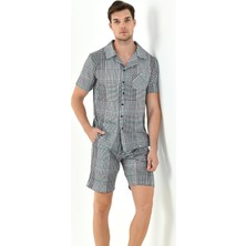 Yeni İnci 3'lü Yakalı Erkek Pijama Takımı