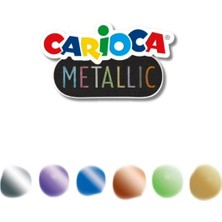 Carioca Tempera Sulu Boya Metalik Renkler 25 ml 6 Renk