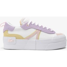 Lacoste L004 Platform Kadın Beyaz Sneaker 747CFA0002 B53