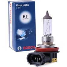 Bosch Sis Lamba Ampul Pure Light 12V H8 35W PGJ19-1 1987302081 Bosch 1 Adet