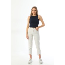 Kallima Lacivert Spor Fitilli Bisiklet Yaka Fitted Atlet