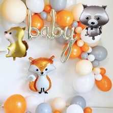 Kidspartim Baby Orman Hayvanları Balon Zincir Seti