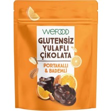 Wefood x 2 Adet Glütensiz Yulaflı Çikolata Portakallı & Bademli 40 gr