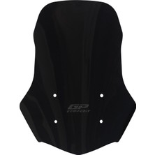 GP Kompozit Triumph Rocket 3 R / GT 2023-2024 Uyumlu Ön Cam Siyah 46 cm