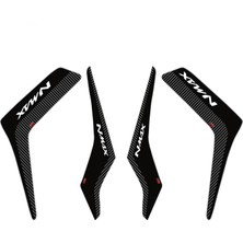 GP Kompozit Yamaha NMAX 125 / 155 2015-2020 Uyumlu Yan Pad Seti Siyah-Karbon