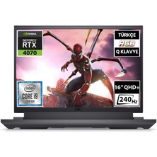 Dell Gaming G16 7630 G76302401024U01 I9-13900HX 32GB 512SSD+1TBSSD RTX4070 16" Qhd+ Freedos Taşınabilir Bilgisayar