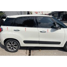 Fams Otomotiv Fiat 500L Krom Cam Çıtası 6 Parça 2013> Paslanmaz Çelik