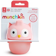 Munchkin Yumuşak Dokunuşlu Dökülmeye Dayanıklı   Damlatmaz Bardak 9AY+236 ml Baykuş