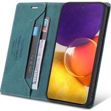 BDT Market Samsung Galaxy A82 5g Kickstand Iki Kart Yuvaları Premium Deri (Yurt Dışından)