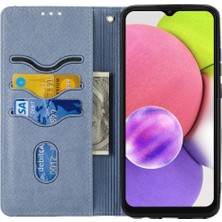 BDT Market Samsung Galaxy A03 Için Kılıf Pu Deri Kapak Çevirin Folio Kitap El Cüzdan (Yurt Dışından)