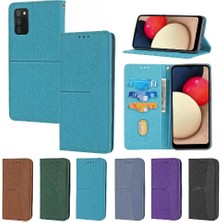 BDT Market Samsung Galaxy A03S El Cüzdan Pu Deri Kapak Kredi Kartı Flip Case (Yurt Dışından)