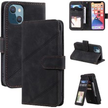 BDT Market IPhone 15 Için Kılıf Manyetik Cüzdan Flip Folio Kart Tutucu Kickstand Pu (Yurt Dışından)