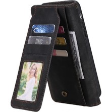 BDT Market IPhone 15 Için Kılıf Manyetik Cüzdan Flip Folio Kart Tutucu Kickstand Pu (Yurt Dışından)