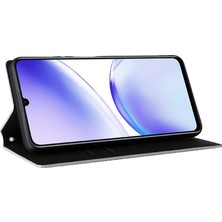 BDT Market Realme C53 4g Pu Deri Cüzdan Kart Yuvaları Tutucu 3D Desen (Yurt Dışından)