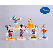 Piraye Gift Disney Mickey Mouse Minnie Mouse Clubhouse 6 Parça Figür Seti