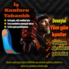 Exland Work - İş Konfor  İç Tabanlıklar - Tüm Gün Rahatlık Destek İçin - Şok Emici - Yastıklama - Yorgunluğu Azaltıcı