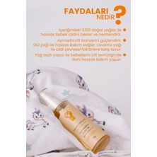 Bade Natural Besleyici ve Rahatlatıcı Bebek Masaj Yağı %100 Doğal 100 ml