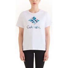 Columbia Csc Gem Wisterian Kadın Kısa Kollu T-Shirt Beyaz CS0367-100